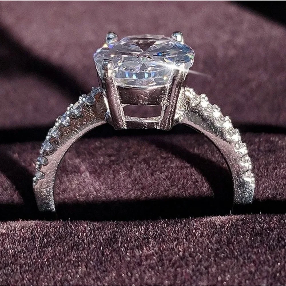 🎉NEW 5 Carat Oval Cut Diamond Engagement Ring🛍️